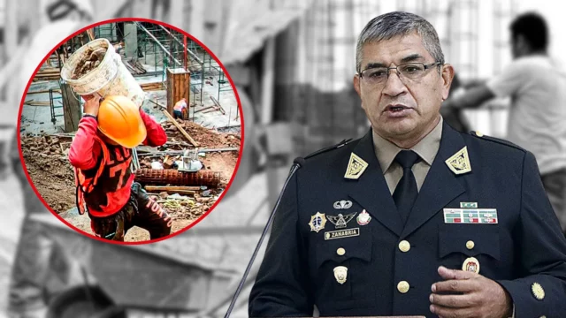 Comandante general de la PNP Víctor Zanabria habría usado policías como albañiles en horario de trabajo