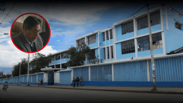 Captan ebrio a director de colegio emblemático de Huancayo al intentar ingresar a la institución