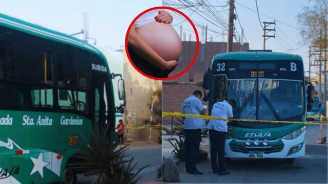 Atacan a balazos bus de transporte en San Martín de Porres: mujer embarazada resultó herida