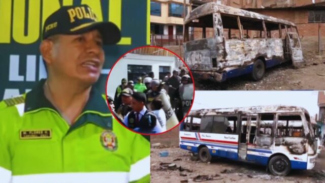 Capturan a «Josué»: presunto extorsionador detrás del incendio de cústers en SJL