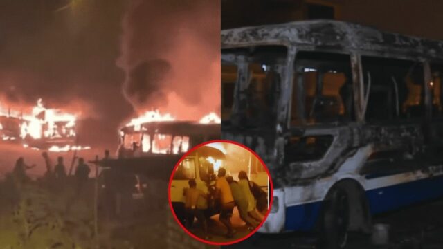 Extorsionadores incendian vehículos en SJL: Las imágenes que revelarían la impunidad del crimen organizado
