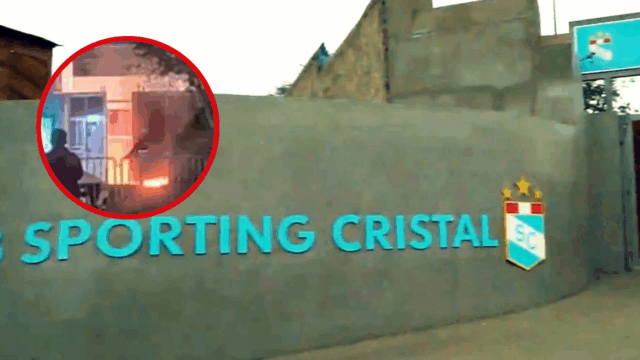 Incendian puerta de La Florida tras humillante eliminación de Sporting Cristal