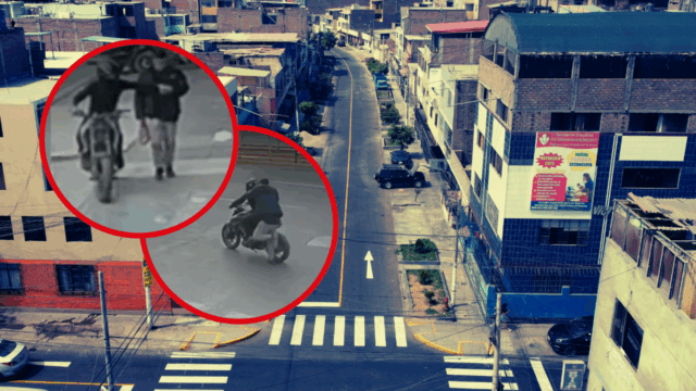 Joven recupera su celular robado tras subirse a la moto del delincuente y enfrentarlo