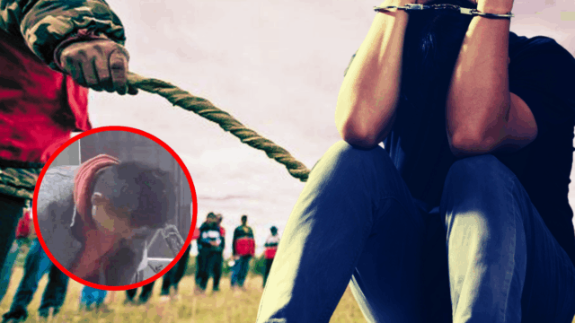 Cajamarca: Campesinos azotan a presuntos ladrones y terminan llorando y pidiendo perdón