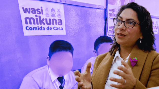 Ministra Urteaga promete un «nuevo» programa de alimentación escolar mientras enfrenta interpelación en el Congreso