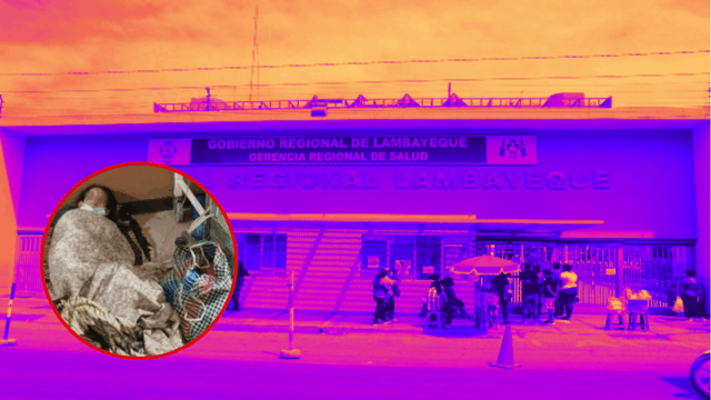 Pacientes del hospital de Lambayeque llevan tres días durmiendo sobre cartones y en el suelo