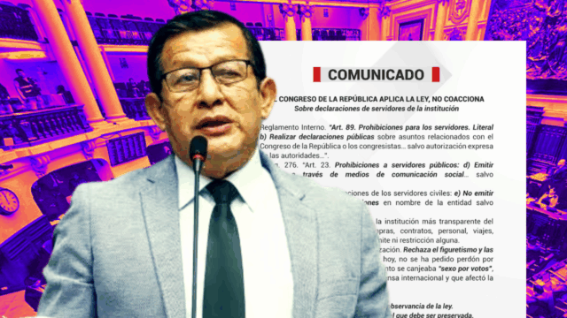 Salhuana defiende gestión del Congreso tras críticas de medios
