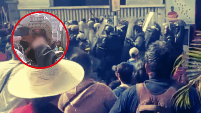 Brutal agresión en Chosica: vendedora ambulante muerde oreja de sereno y se la arranca