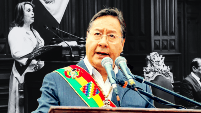 Luis Arce explota contra Dina Boluarte por llamar «país fallido» a Bolivia