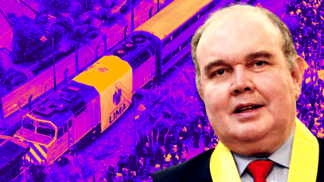 El tren de López Aliaga se descarrila horas después de su presentación oficial