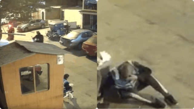 Vigilante recibe brutal golpiza con 18 patadas en la cabeza por cumplir con su trabajo