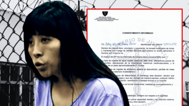 Betssy Chávez podría morir en las próximas 72 horas según médico del INPE