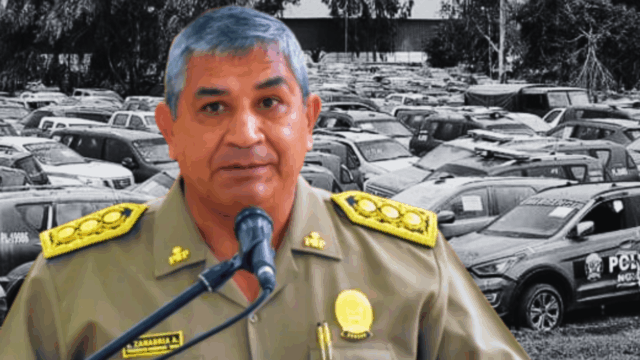 Zanabria justifica S/17.3 millones en autos de lujo mientras más de 8 mil vehículos PNP están inoperativos