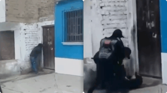 Delincuente llora al ser capturado en Villa María del Triunfo