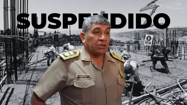 Jueza Ordena Suspender por 18 Meses al Comandante General de la PNP Víctor Zanabria por Caso «Policías Albañiles»