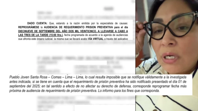 ÚLTIMO MINUTO: Reprograman audiencia de China Polo tras reconocer que no la notificaron correctamente